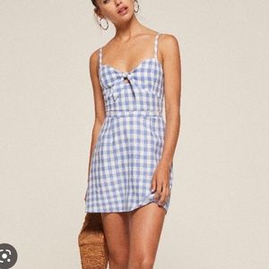 Reformation Beliz Linen Dress Size 8